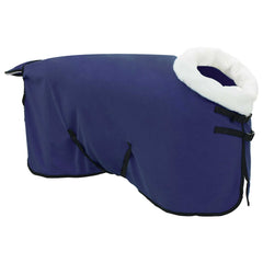 vidaXL Horse Blanket Navy Blue 95 cm Polar fleece 3