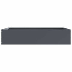 vidaXL Lawn Edging 6 pcs 60 x 60 x 13 cm Steel Anthracite 6