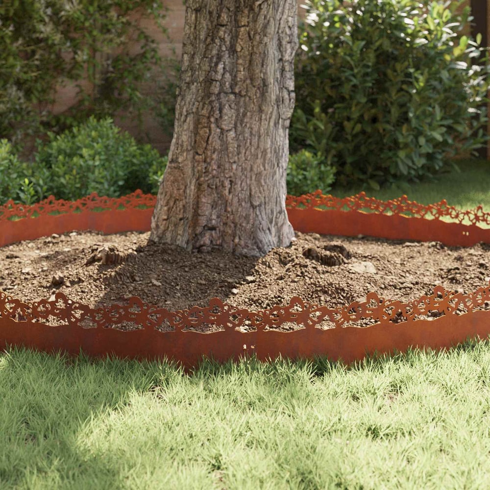 Lawn Edgings Steel Butterfly Weathering