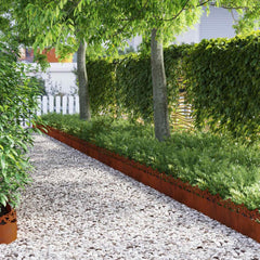 Lawn Edgings Steel Butterfly Weathering