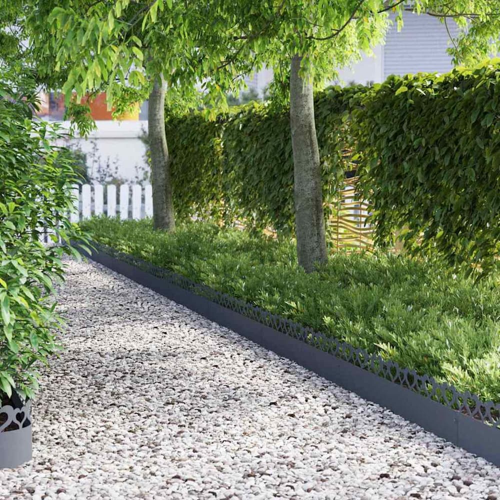 Lawn Edgings Steel Heart Anthracite