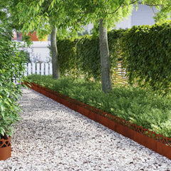 Lawn Edgings Steel Heart Weathering