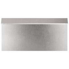 vidaXL Snail Fence 4 pcs 50 x 3.5 x 25 cm Stainless Steel Silver 4