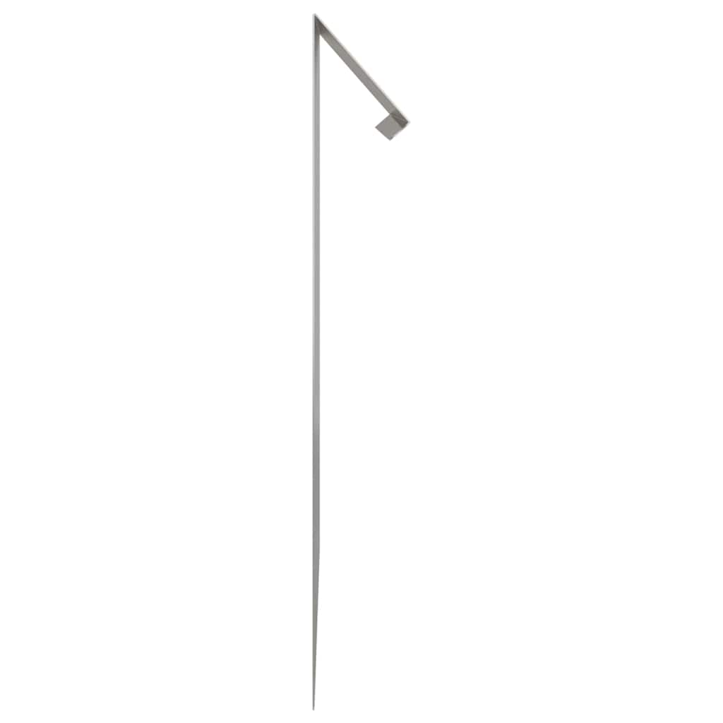 vidaXL Snail Fence 4 pcs 50 x 3.5 x 25 cm Stainless Steel Silver 5