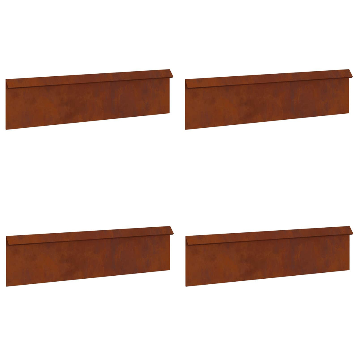 Snail Fence Rusty Weathering Steel 4