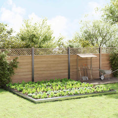 Snail Fences Silver in Galvanised Steel