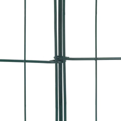 vidaXL Pond Fence Set 5 pcs 100 x 50 cm Steel Green 6