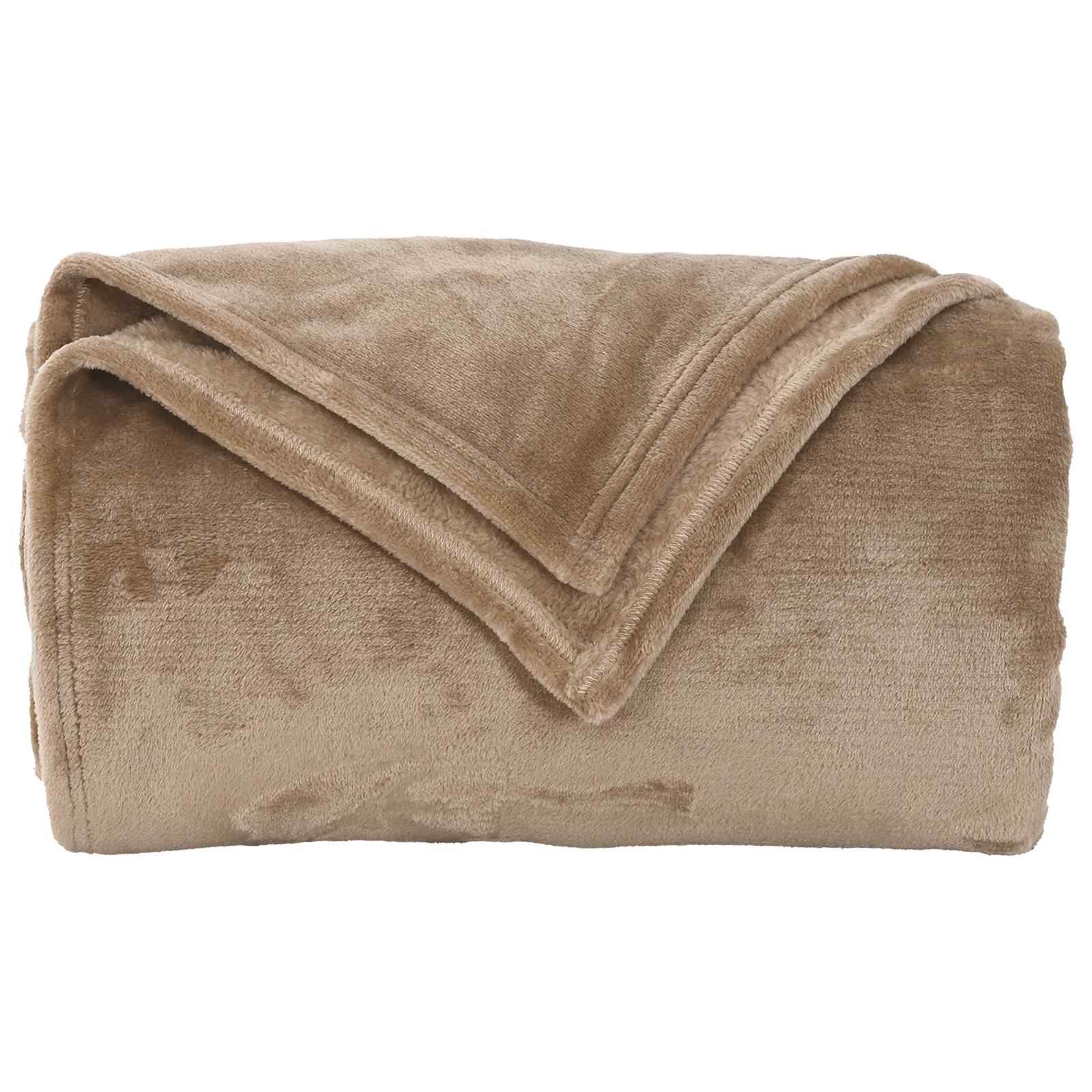 vidaXL Throw Blankets 6 pcs Camel 130 x 150 cm 3.04 kg Fleece 5