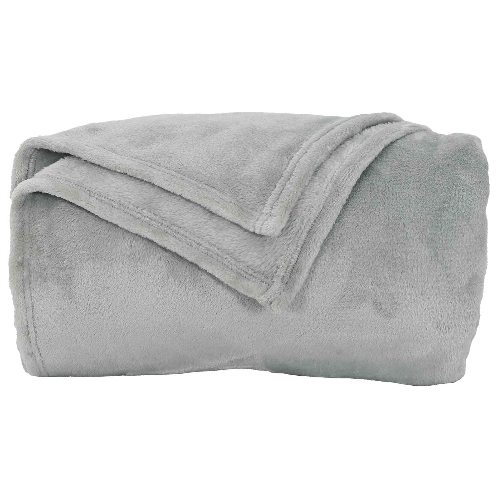 vidaXL Throw Blankets 6 pcs Grey 130 x 150 cm 3.04 kg Fleece 5