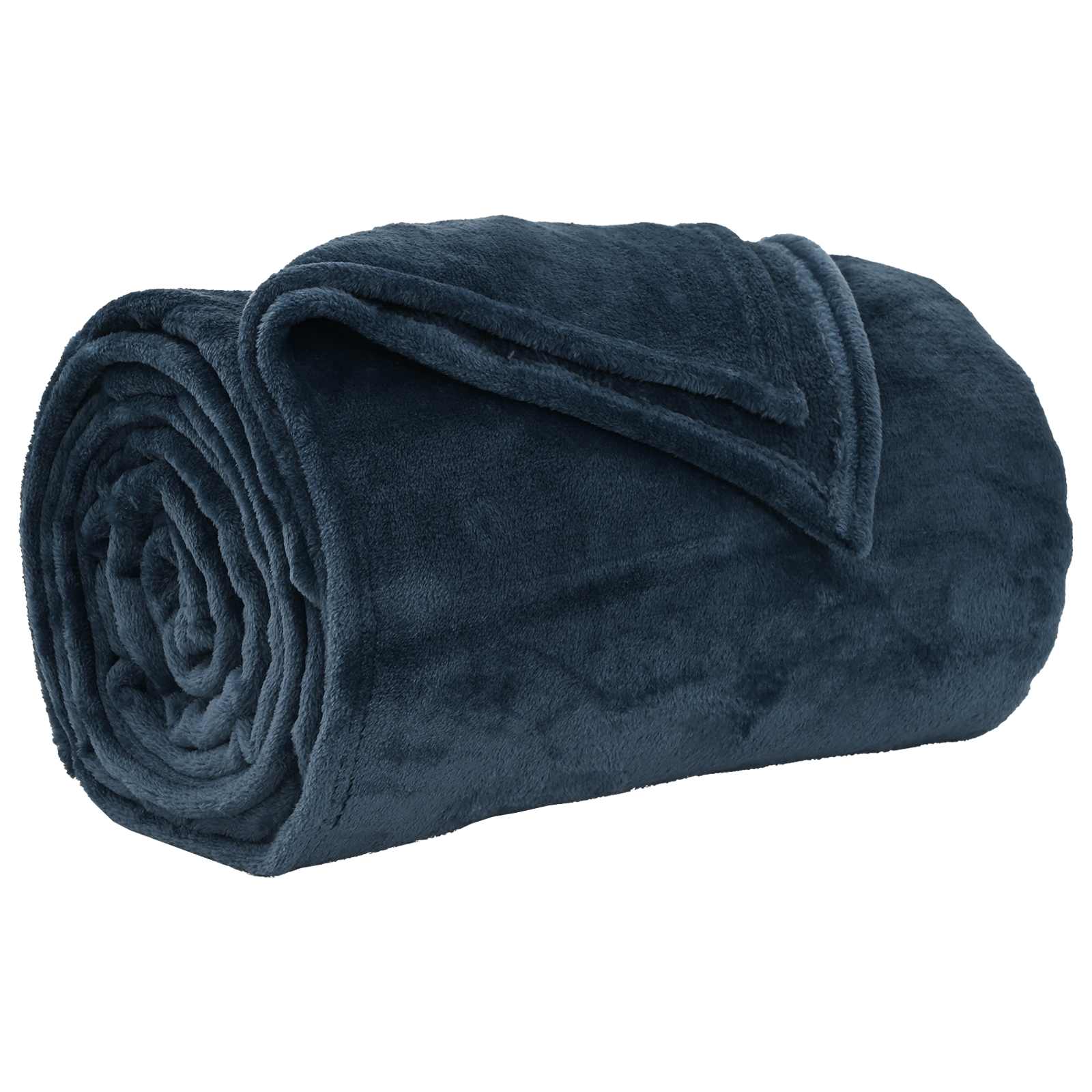 vidaXL Throw Blankets 6 pcs Navy Blue 130 x 150 cm 3.04 kg Fleece 4