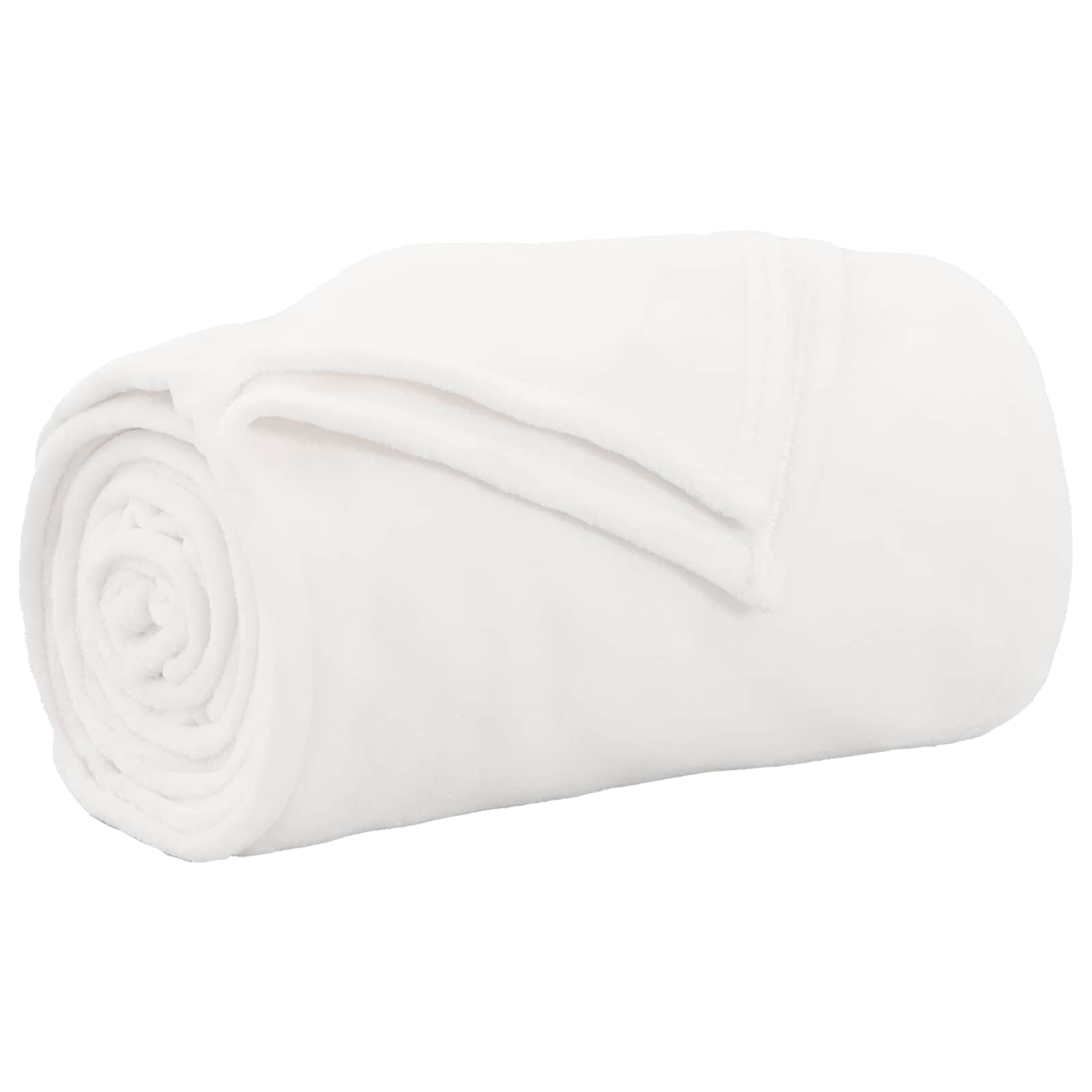 vidaXL Throw Blankets 6 pcs White 130 x 150 cm 3.04 kg Fleece 4
