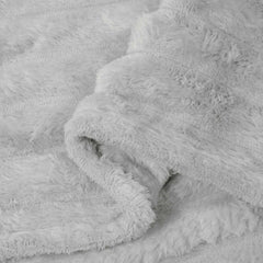 vidaXL Throw Blanket Grey 240 x 220 cm 1.36 kg Fleece 6