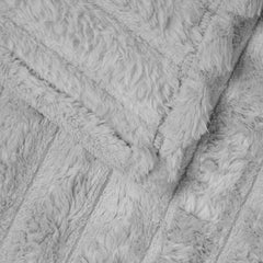 vidaXL Throw Blanket Grey 270 x 240 cm 1.77 kg Fleece 5