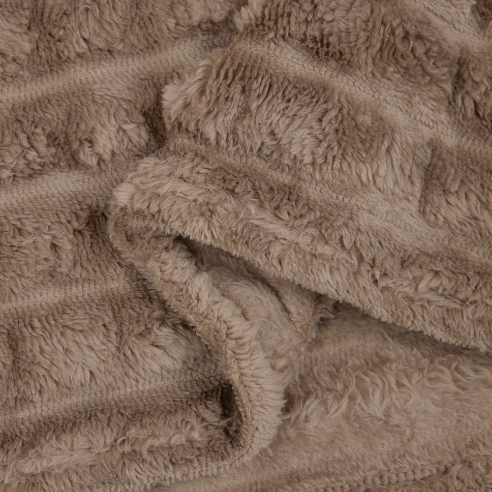 Throw Blanket Camel 1.37 kg Fleece, image 6