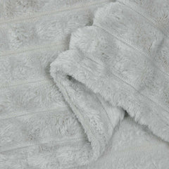 vidaXL Throw Blanket Grey 240 x 220 cm 1.38 kg Fleece 6