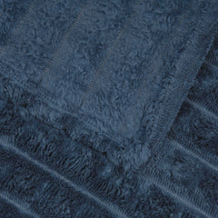 vidaXL Throw Blanket Navy Blue 270 x 240 cm 1.66 kg Fleece 5