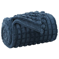 vidaXL Throw Blankets 6 pcs Navy Blue 150 x 130 cm 2.75 kg Fleece 4