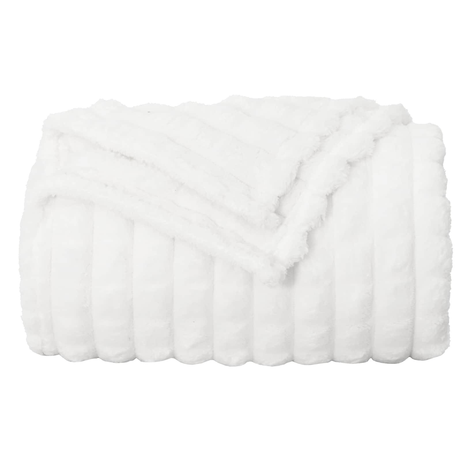 vidaXL Throw Blankets 6 pcs White 150 x 130 cm 2.75 kg Fleece 5