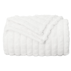 vidaXL Throw Blankets 6 pcs White 150 x 130 cm 2.75 kg Fleece 5
