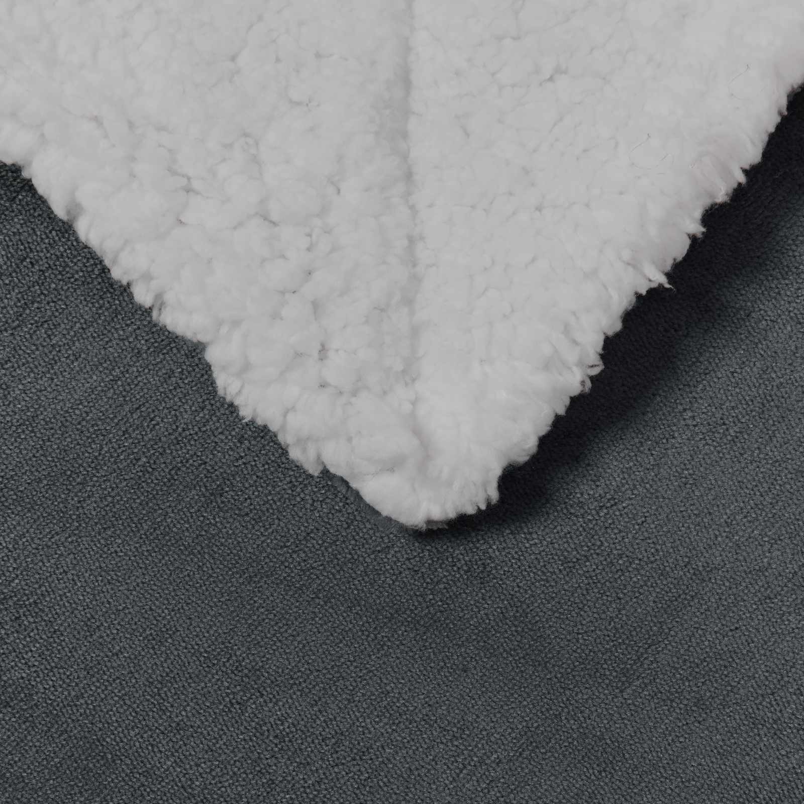 vidaXL Throw Blanket Dark Grey 150 x 200 cm 1.64 kg Fleece 5