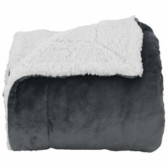 vidaXL Throw Blanket Dark Grey 150 x 200 cm 1.64 kg Fleece 4