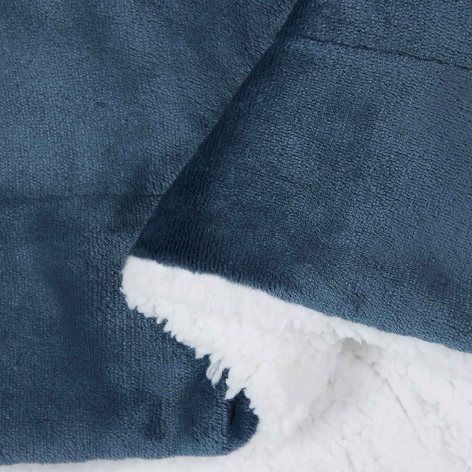 vidaXL Throw Blanket Navy Blue 150 x 200 cm 1.64 kg Fleece 6