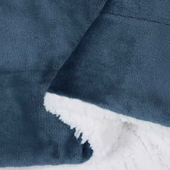 vidaXL Throw Blanket Navy Blue 150 x 200 cm 1.64 kg Fleece 6