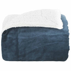 vidaXL Throw Blanket Navy Blue 150 x 200 cm 1.64 kg Fleece 4