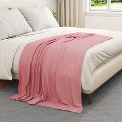 vidaXL Throw Blankets 6 pcs Pink 170 x 130 cm 1.86 kg Fleece 3