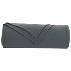 vidaXL Throw Blankets 6 pcs Dark Grey 210 x 140 cm 2.56 kg Fleece 5