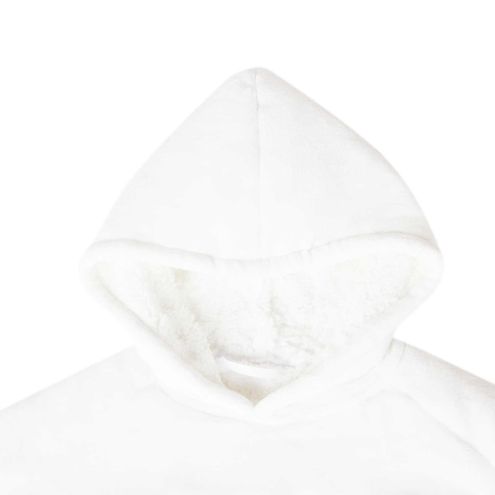vidaXL Blanket Hoodie White M Fleece and Flannel 5