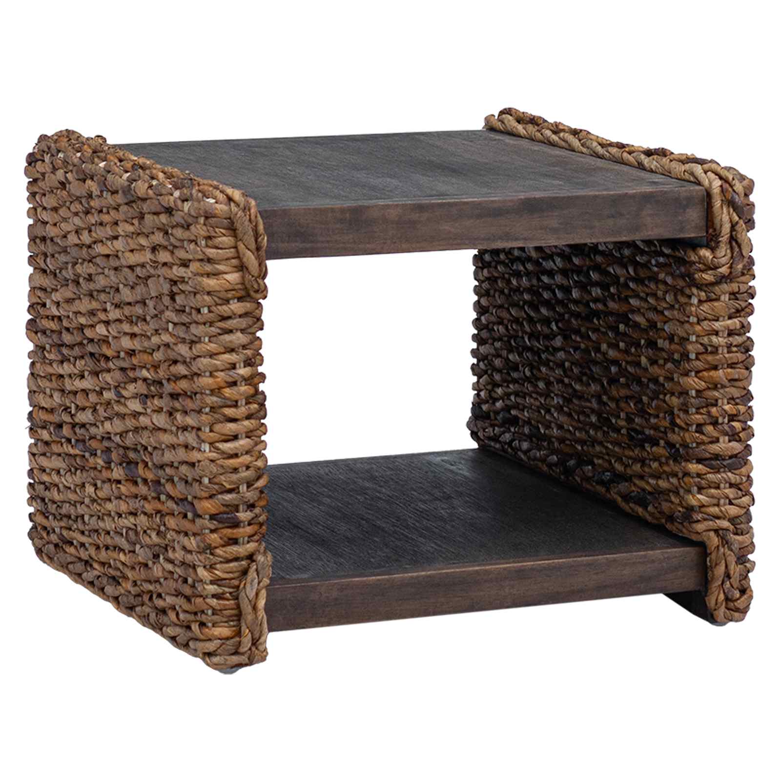 vidaXL Coffee Table Natural 45 x 45 x 45 cm Solid Mahogany Wood 2