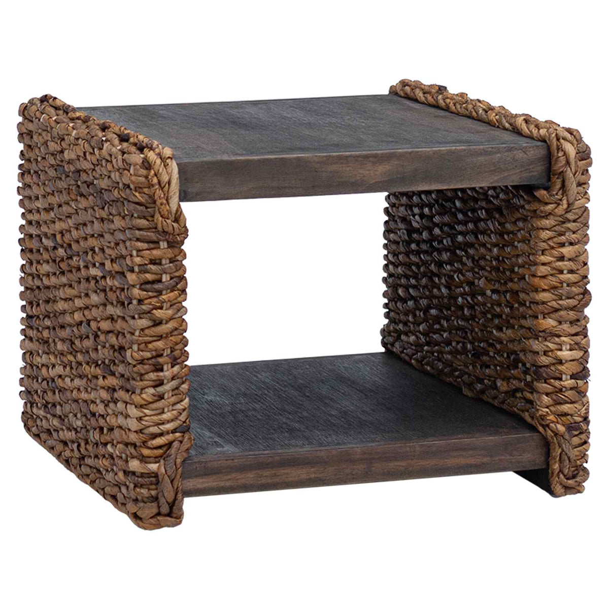 Coffee Table Natural 45 x 45 x 45 cm Solid Mahogany Wood 44.5 cm 45 cm 45 cm