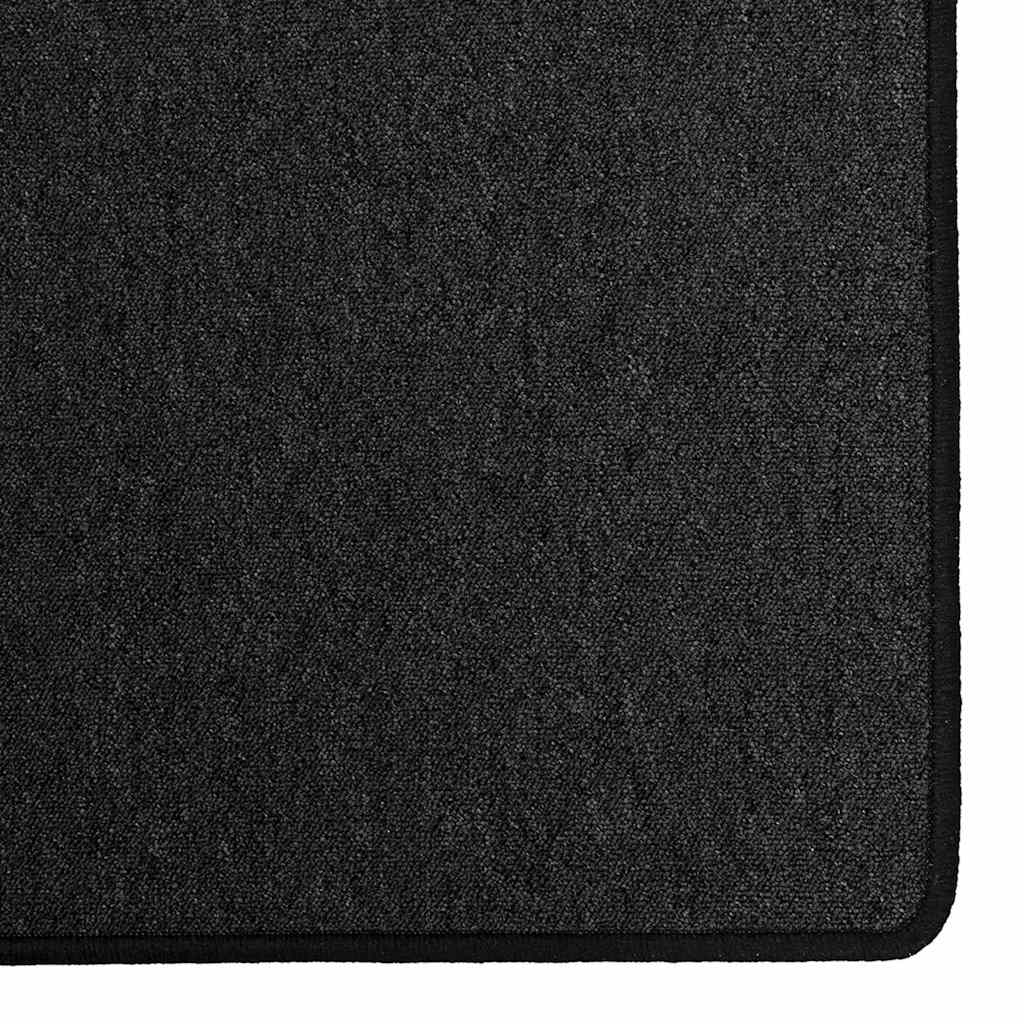 vidaXL Carpet Runner Anthracite 80 x 500 cm 100% Polypropylene 4