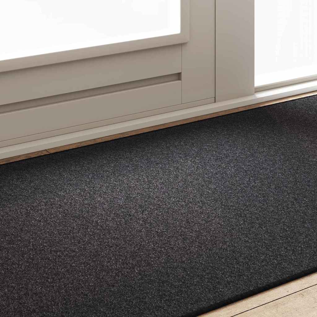 vidaXL Carpet Runner Anthracite 100 x 200 cm 100% Polypropylene 4