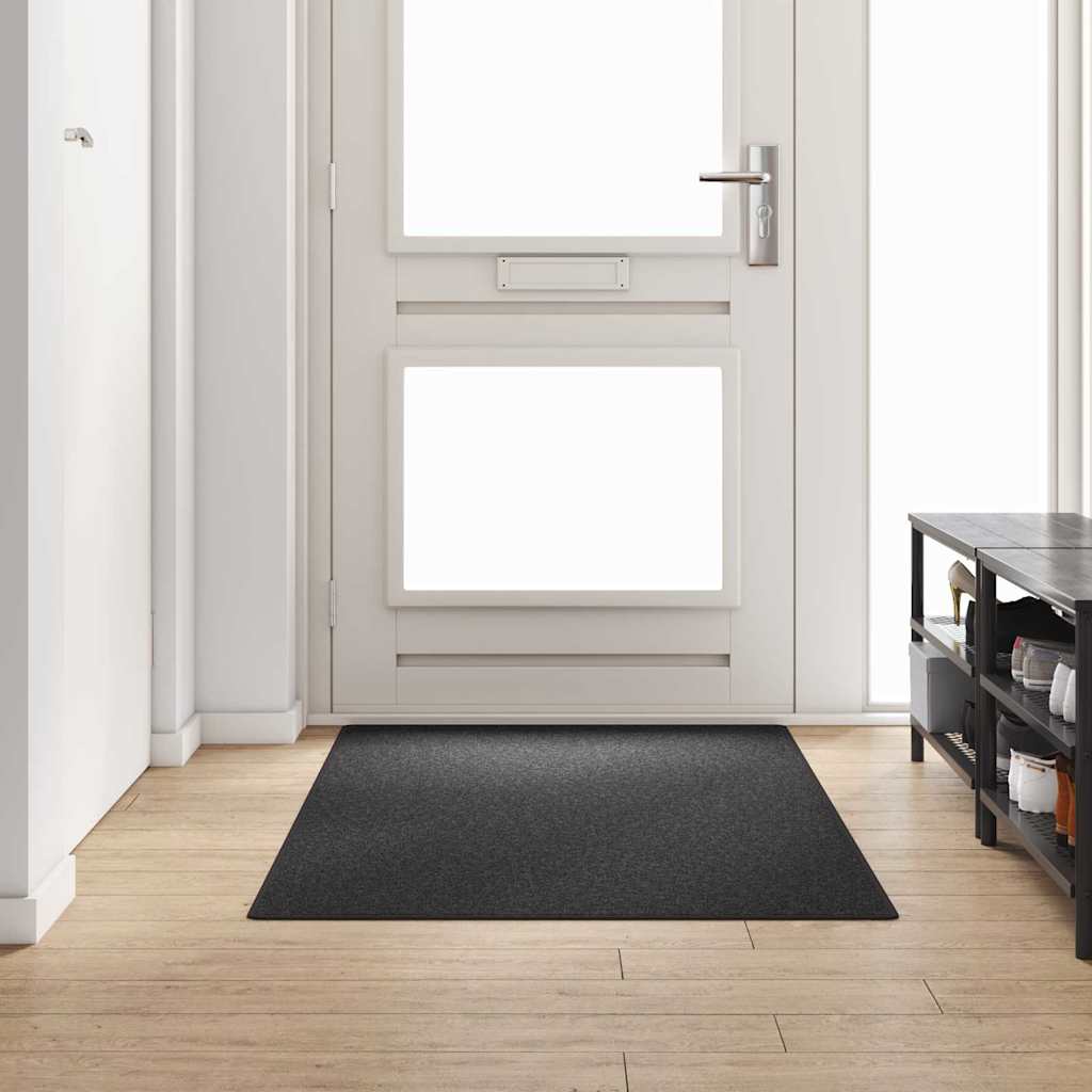 vidaXL Carpet Runner Dark Grey 100 x 200 cm 100% Polypropylene 1
