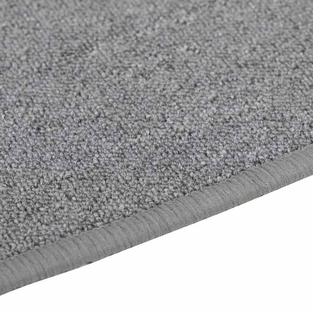 vidaXL Carpet Runner Light Grey 80 x 500 cm 100% Polypropylene 6