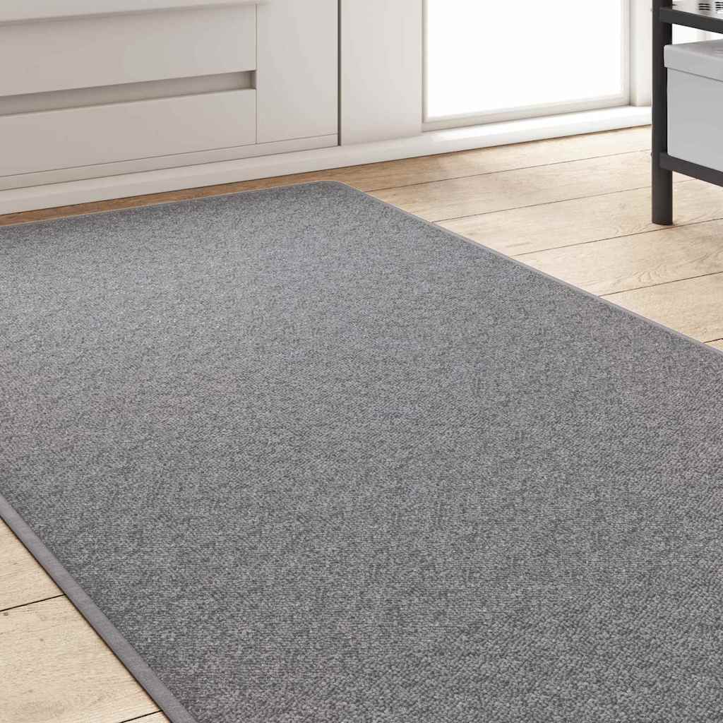 vidaXL Carpet Runner Light Grey 80 x 500 cm 100% Polypropylene 3