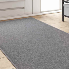 vidaXL Carpet Runner Light Grey 80 x 500 cm 100% Polypropylene 3