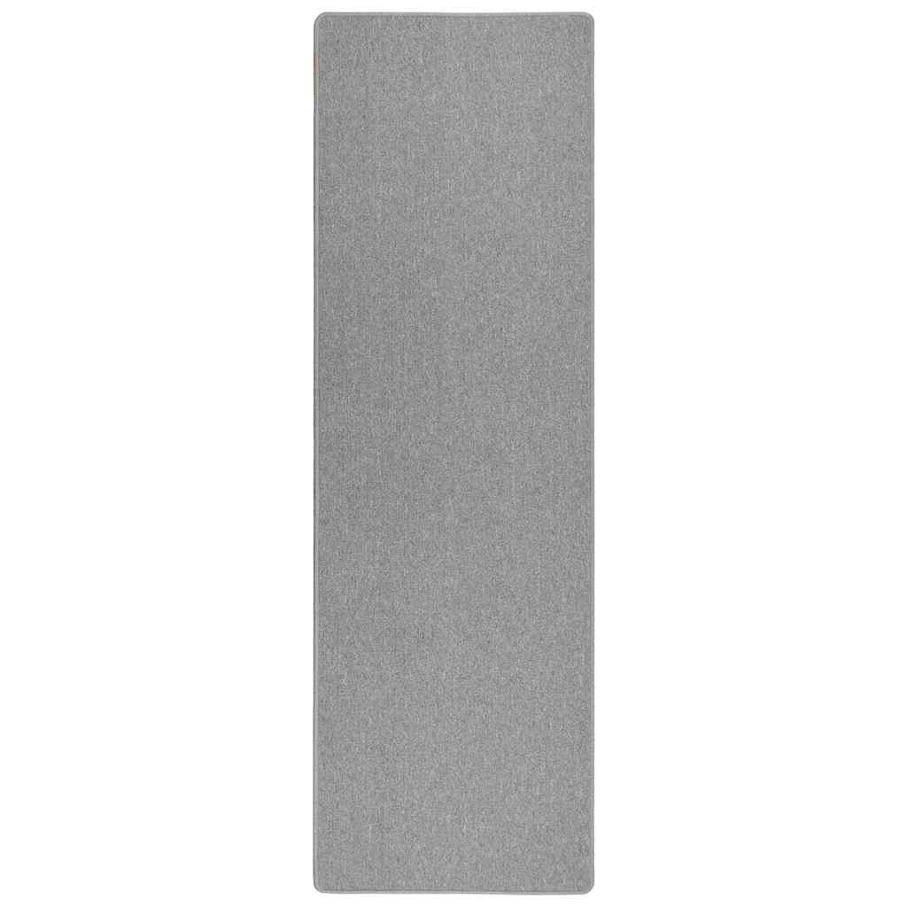 vidaXL Carpet Runner Light Grey 80 x 500 cm 100% Polypropylene 2