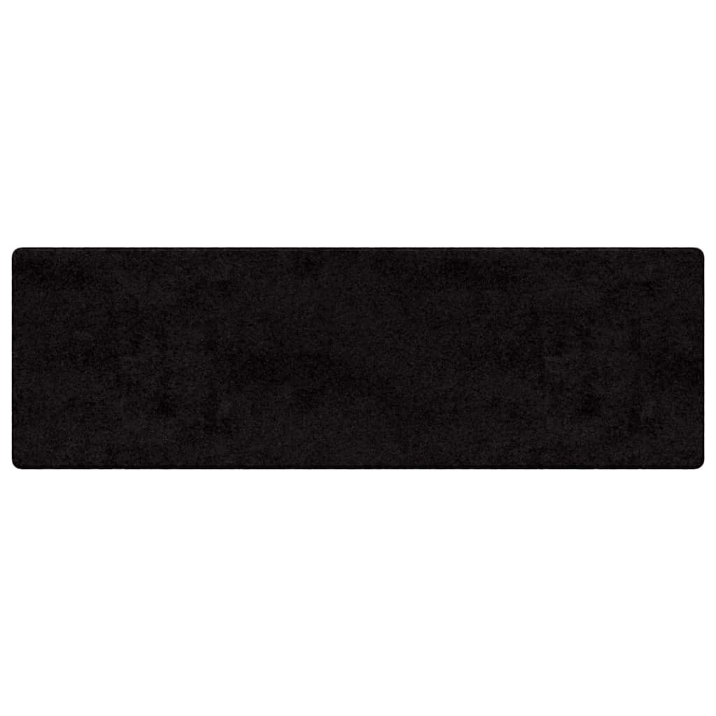 vidaXL Carpet Runner Black 50 x 200 cm 100% Polypropylene Tuft 2