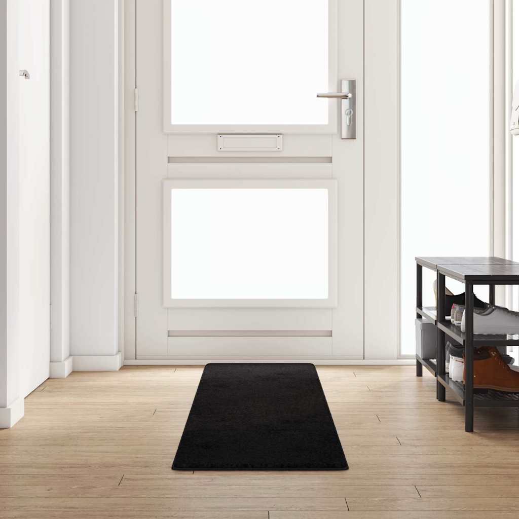 vidaXL Carpet Runner Black 50 x 300 cm 100% Polypropylene Tuft 1