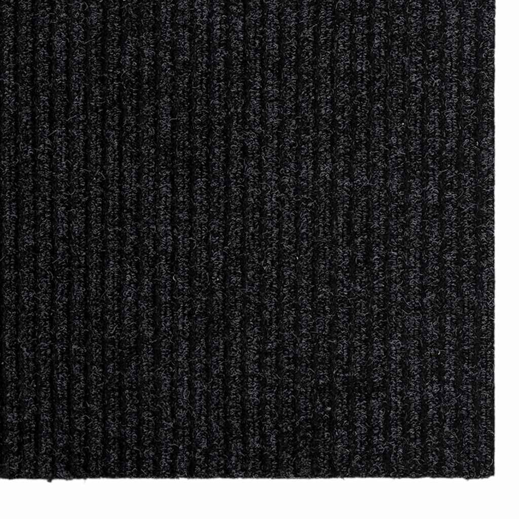 vidaXL Carpet Runner Anthracite 80 x 200 cm Fabric 4