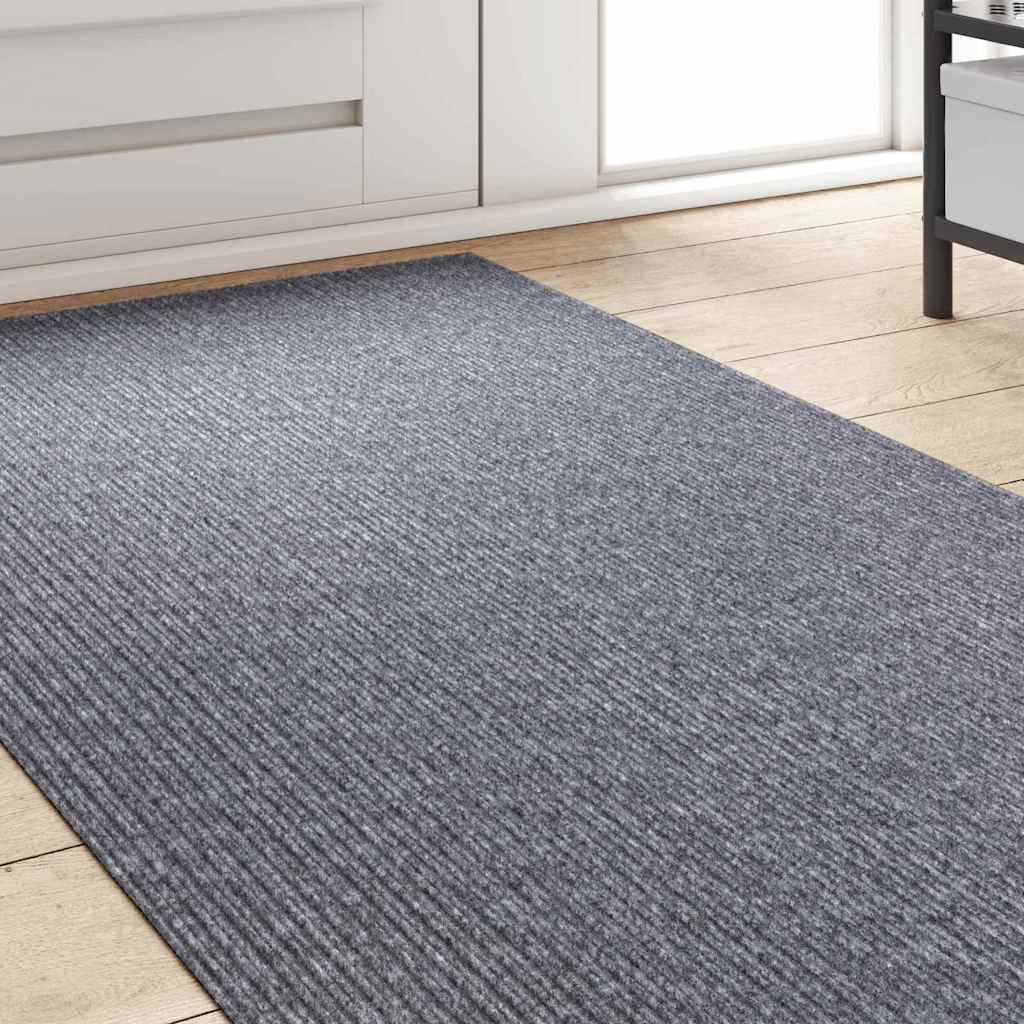 vidaXL Carpet Runner Light Grey 80 x 400 cm Fabric 3