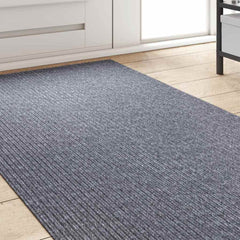 vidaXL Carpet Runner Light Grey 80 x 400 cm Fabric 3