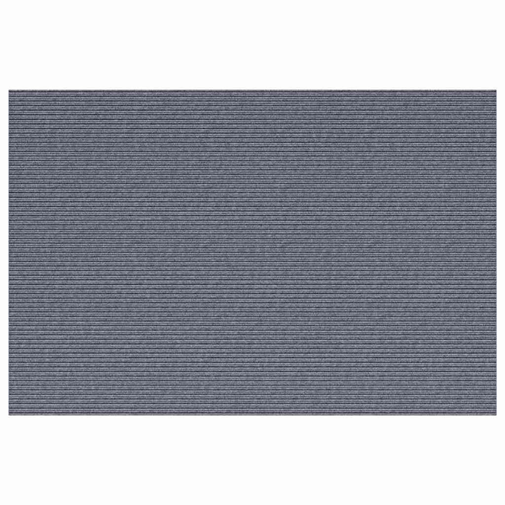 vidaXL Carpet Runner Light Grey 100 x 150 cm Fabric 2