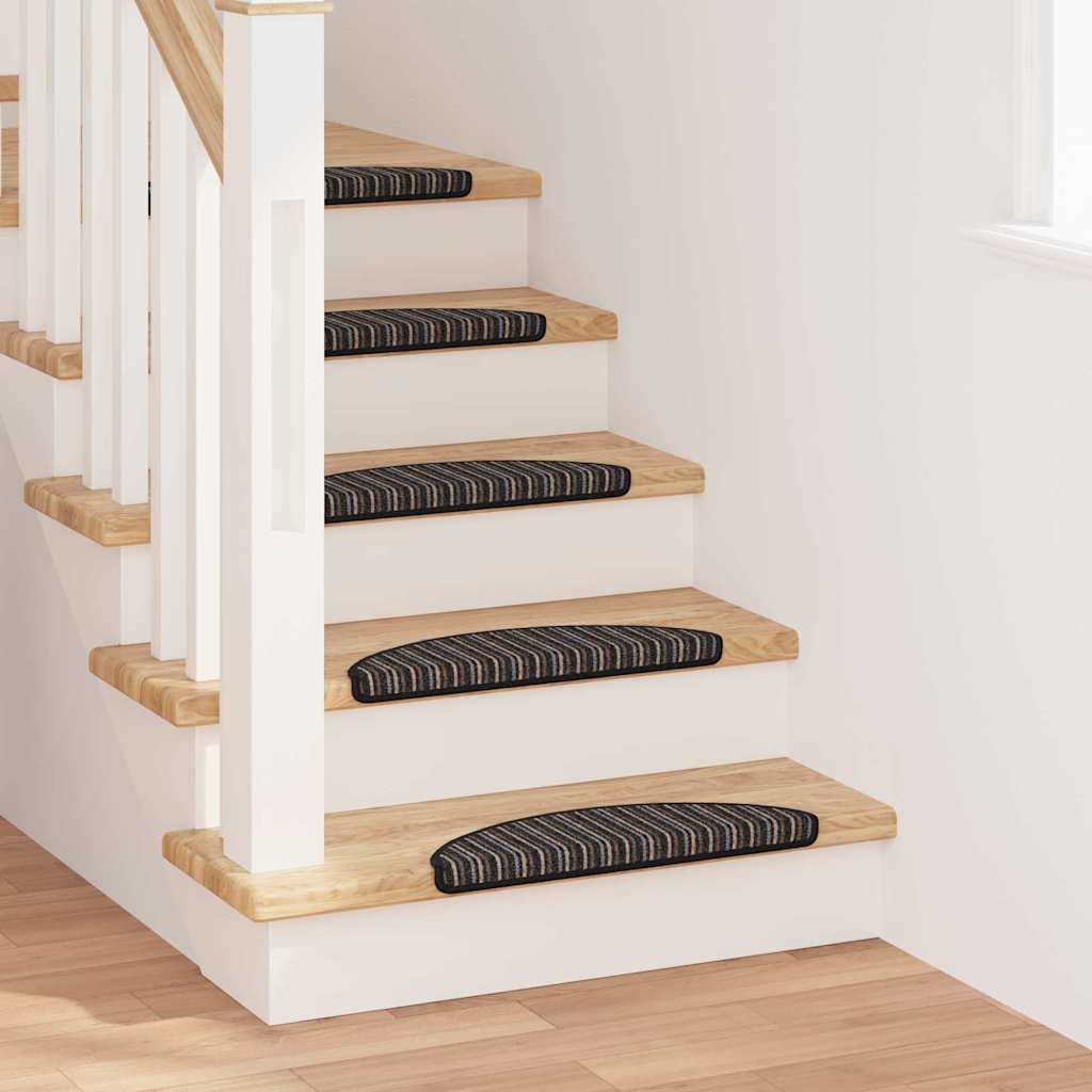 vidaXL Self-adhesive Stair Mats 15 pcs 56 x 17 x 3 cm Non-Slip 1