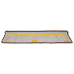 vidaXL Self-adhesive Stair Mats 15 pcs 65 x 21 x 4 cm Non-Slip Brown 6