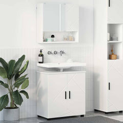Bathroom Furniture Set 2 pcs 61 x 35 x 64 cm White