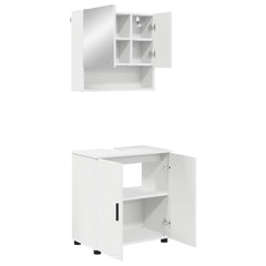 Bathroom Furniture Set 2 pcs 61 x 35 x 64 cm White